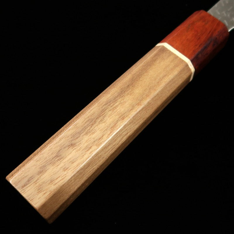 三浦 MIURA 菜切 吹雪 SG2 鎚目 胡桃柄 (165mm)