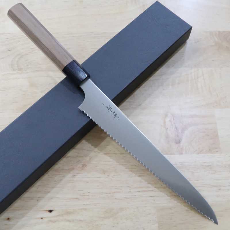 Bread Knife KAGEKIYO Stainless Steel Walnut Octagonal Handle (240mm)
