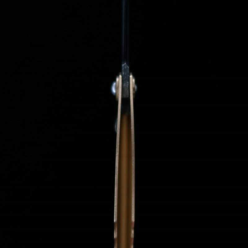 HIGONOKAMI Aogami forge HIGONOKAMI manche laiton Seiryu (72/90 mm)