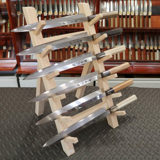 Prateleira decorativa para facas, modelo simples (6P)