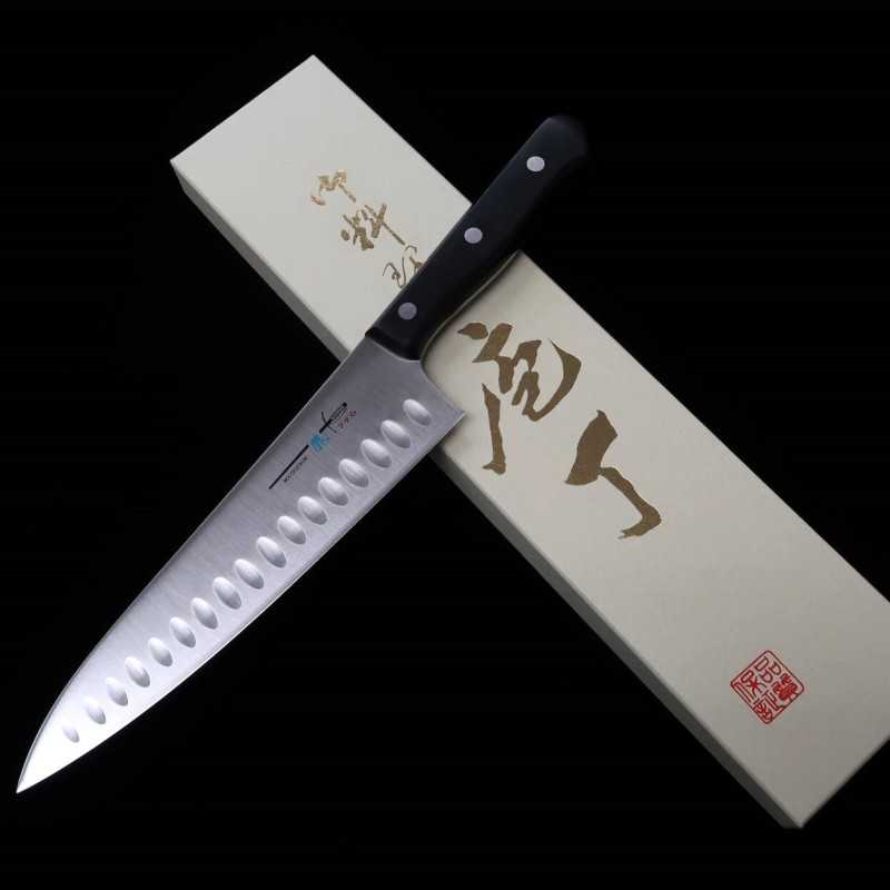 MADAM Salmon Gyuto Molybdenum Dimpled Finish (200mm)