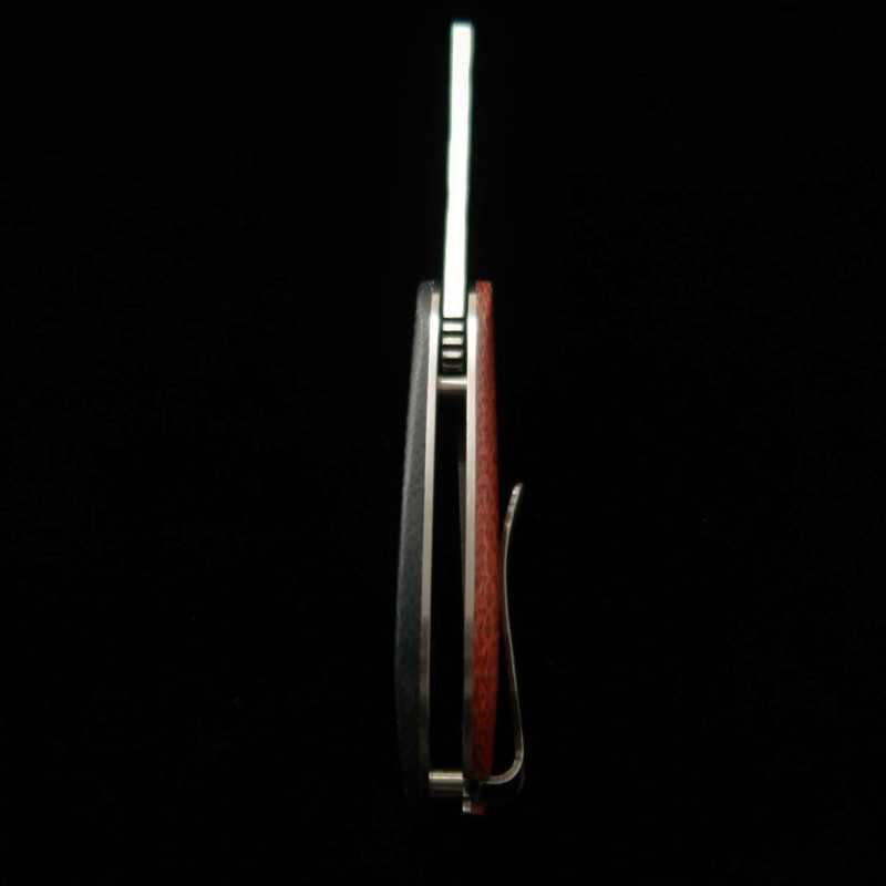 MCUSTA Petit VG-10 Damascus MC-0211D Black/Orange (45mm)