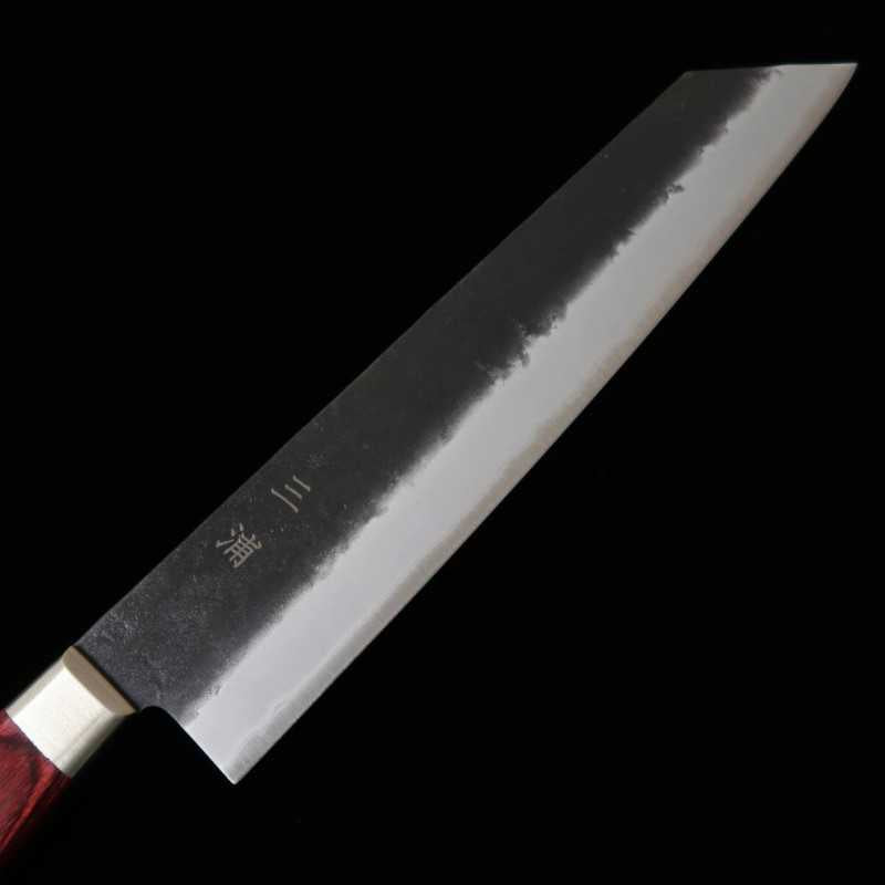 Miura MIURA Aogami Super Gyuto Kiritsuke, finition kuro-uchi nashiji (240 mm)
