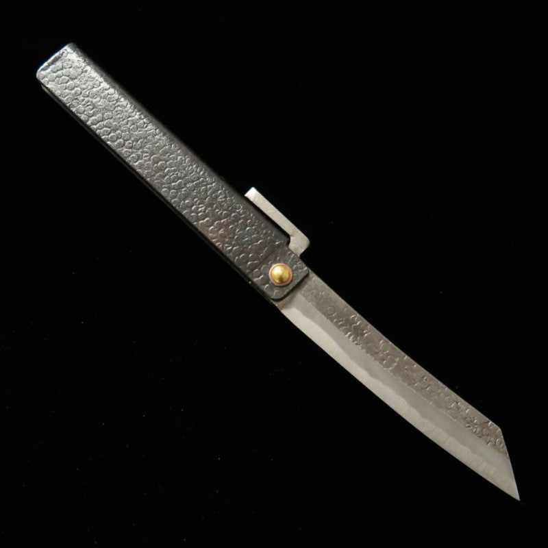 Tomita Higo knife iron forged hammered (95mm)
