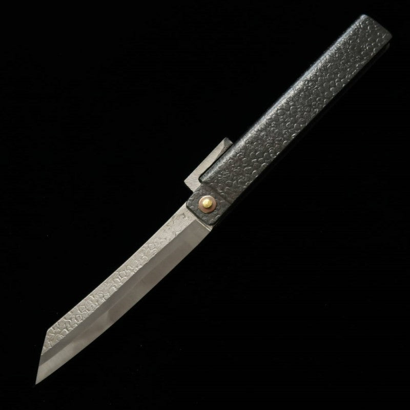 Tomita Higo knife iron forged hammered (95mm)