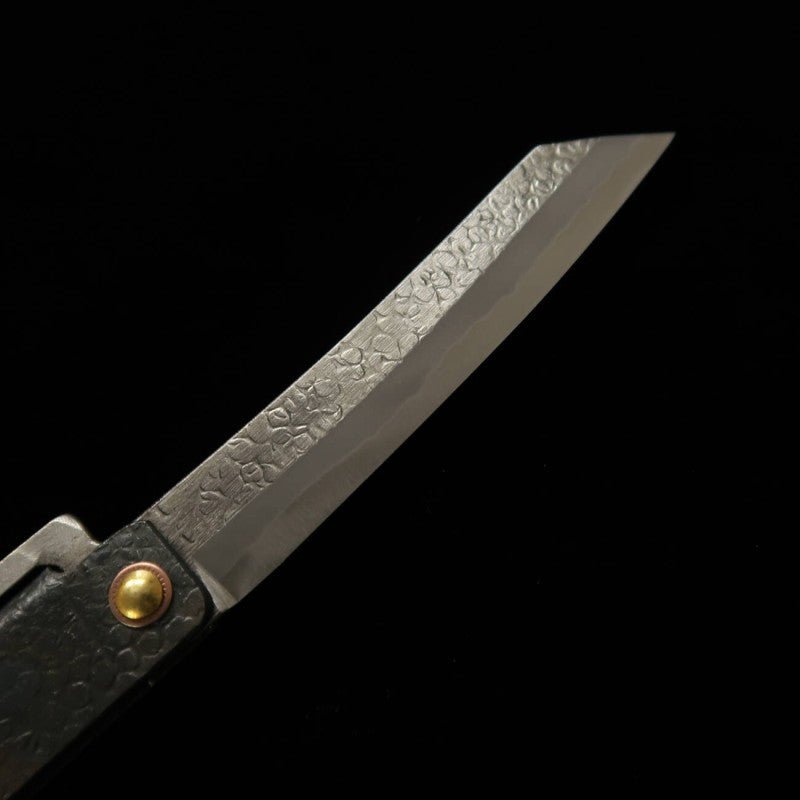 Tomita Higo knife iron forged hammered (95mm)