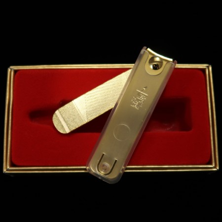 服部利器製作所 爪切り クロムメッキ Gold 7cm