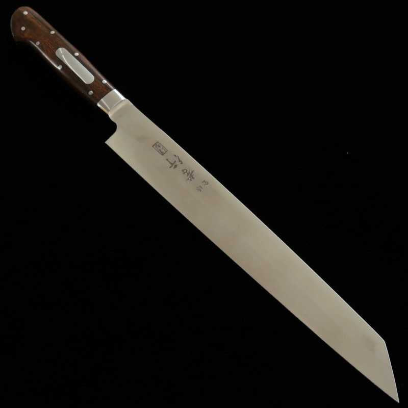 Sakai Takayuki Grand Chef SP Série Type I, acier spécial, Kirituke Yanagiba, fourreau noir (260 mm)