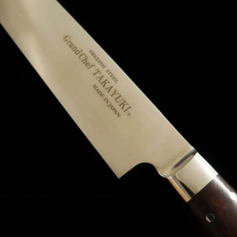 Sakai Takayuki Grand Chef SP Série Type I, acier spécial, Kirituke Yanagiba, fourreau noir (260 mm)