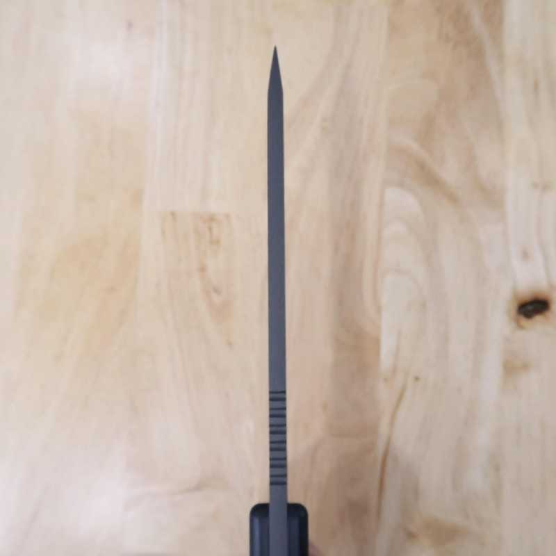 TURQ GEAR System-M Bear Tanto Sleipner Steel G10 Cerakote Tungsten Gray (66mm) Color: Gray