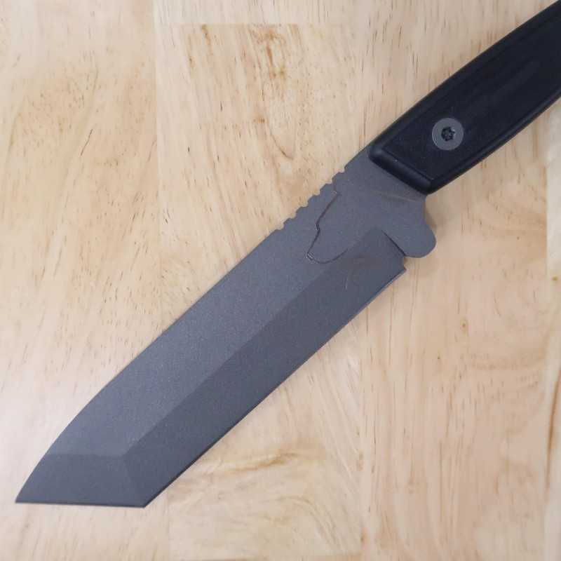 TURQ GEAR System-M Bear Tanto Sleipner Steel G10 Cerakote Tungsten Gray (66mm) Color: Gray