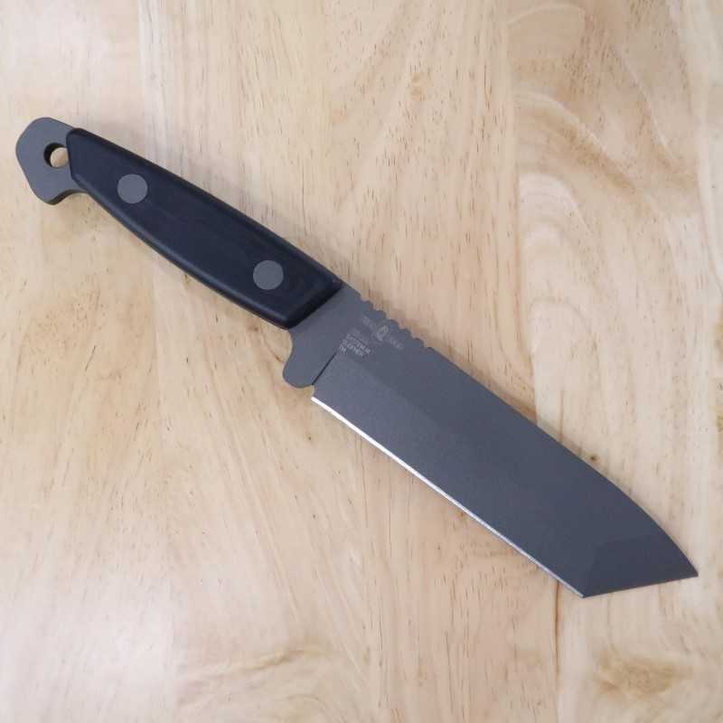 TURQ GEAR System-M Bear Tanto Sleipner Steel G10 Cerakote Tungsten Gray (66mm) Color: Gray