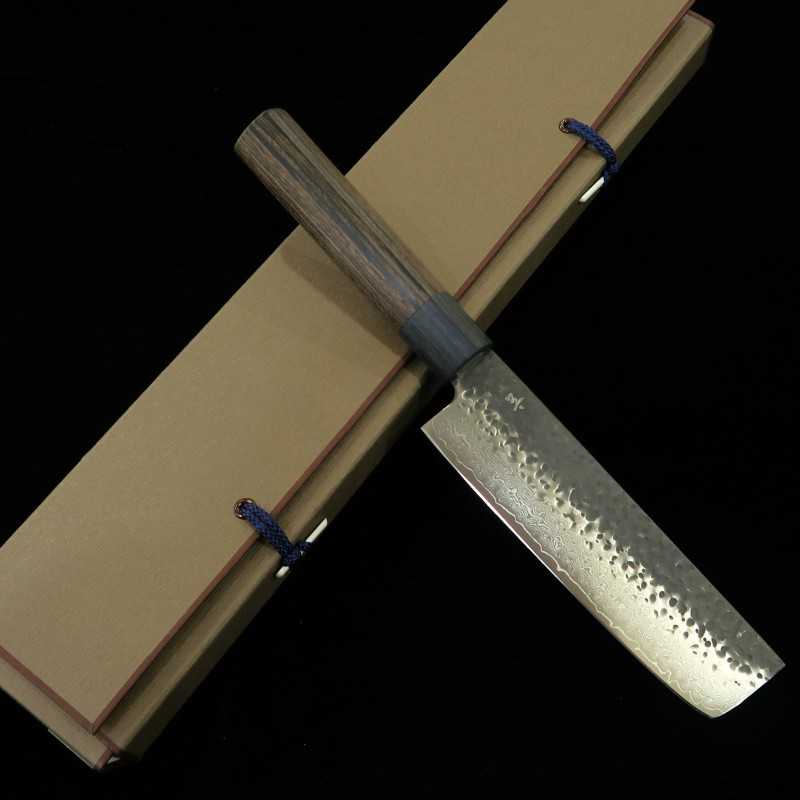志津 匠 SHIZU TAKUMI 玄GEN VG-10 黒打ダマスカス 菜切 (130-170mm)