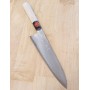 Faca japonesa do chef gyuto SHIGEKI TANAKA Vg-10 damascus - Tam:210mm