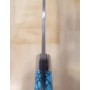 Faca japonesa petty - TAKESHI SAJI - Aço inox R2 damascus -cabo customizado - Tam: 13,5/15cm