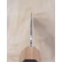 Faca japonesa do chef gyuto- TAKESHI SAJI - Aço inox VG-10 Damascus colorido - Tam: 18/21/24cm
