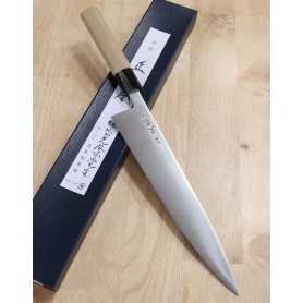 Faca japonesa do chef wagyuto MASAMOTO SOHONTEN Aço sueco Tam:24/27cm