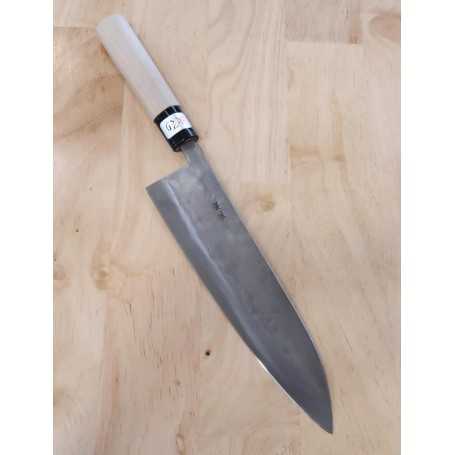 Faca japonesa do chef gyuto TERUYASU FUJIWARA Nashiji Tam:18/21cm