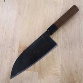 Faca japonesa funayuki artesanal TAKEDA HAMONO - Aço super blue ste...