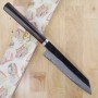 Faca japonesa gyuto kiritsuke - Redorca - damasco Aogami 2 - série especial midare montan - Tamanho:24cm