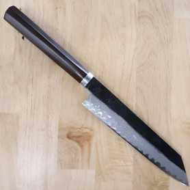 Faca japonesa gyuto kiritsuke - Redorca - damasco Aogami 2 - série especial midare montan - Tamanho:24cm