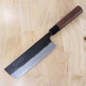 Japanese nakiri Knife - YAMAMOTO HAMONO - Blue Steel No.2 - Sizes: 17cm