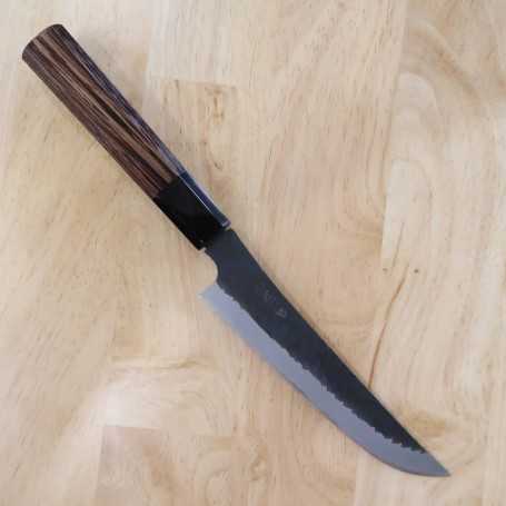 Faca japonesa butcher NIGARA Inox SG2 kurouchi martelado Tam:17cm