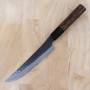 Faca japonesa butcher NIGARA Inox SG2 kurouchi martelado Tam:17cm