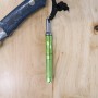 SHIN KNIVES - SHINJI IKEDA Green Layer Carbon Hunter VG10 Damascus Green Layered Carbon Fiber Handle 10.5cm