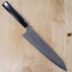 Faca japonesa do chef gyuto- NIGARA - Anmon SPG2 damascus - Tam: 27CM