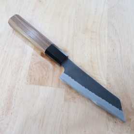 Faca pequena santoku japonesa - NIGARA - Kurouchi Tsutime - SG2 - Tamanho: 12cm
