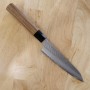 Faca japonesa petty- NIGARA - Inox SG2 - Migaki Tsuchime - Tam:15cm