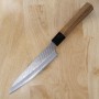 Faca japonesa petty- NIGARA - Inox SG2 - Migaki Tsuchime - Tam:15cm