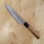 Faca japonesa petty- NIGARA - Inox SG2 - Migaki Tsuchime - Tam:15cm