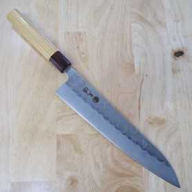 Faca japonesa do chef gyuto - MIURA - Ginsan nashiji - Tam:21/24cm