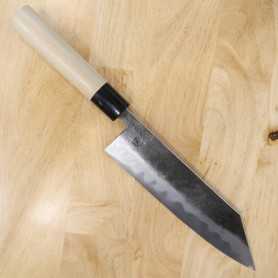 Faca japonesa tsubaki - MIYAZAKI KAJIYA - Damascus Shirogami 2 - Tam:21cm