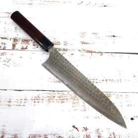 Faca japonesa Chef Gyuto - ANRYU - Série Aogami Tsuchime - Tamanho: 21/24cm