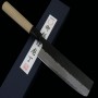 Faca japonesa Nakiri -MIURA- Aogami super nashiji -Tamanho:16,5cm