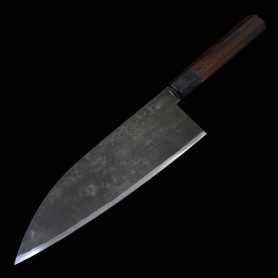 Faca japonesa do chef gyuto artesanal TAKEDA HAMONO - Aço super blu...