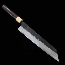 Faca japonesa kiritsuke MIURA Aogami super black finished Tam:21cm