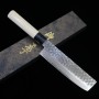 Faca nakiri japonesa - MIURA - aço inox 10A - Tam: 16cm