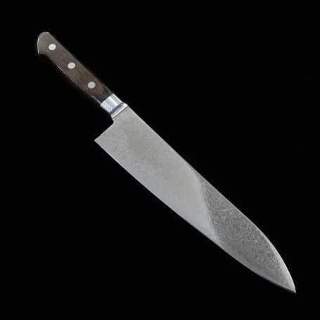 Faca japonesa do chef MIURA Inox AUS10 Niquel damascus Tam:21/24cm