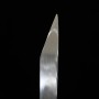 Kiridashi japonês feito à mão MASUDA Aço carbono branco 2 com acabamento preto Tamanho: 24/30 mm