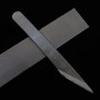 Kiridashi japonês feito à mão MASUDA Aço carbono branco 2 com acabamento preto Tamanho: 24/30 mm