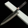 Faca japonesa para chef - IKENAMI HAMONO - Aço branco 1 - Revestida de aço inoxidável Tamanhos: 21/24/27cm