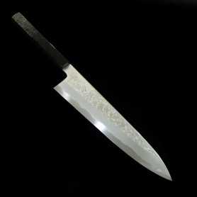 Faca japonesa Chef Wagyuto - KAGEKIYO - Aço Carbono Aogami No.1 (Blue steel)- Cabo Urushi Suzuchirashi - Tam: 24cm