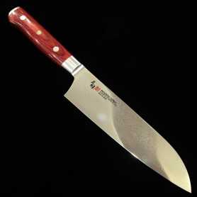 Faca japonesa santoku ZANMAI - Série classic pro damascus flame - t...
