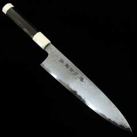Faca japonesa wagyuto SUISIN Tanryu white 1 damascus Tam:24cm