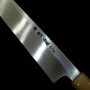 Faca japonesa Yanagiba - MIURA - Série Itadaki - Aço Branco no.2 - Kurouchi - Tamanhos: 27/30cm