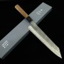 Faca japonesa kiritsuke gyuto - NIGARA - Migaki Tsuchime - SG2 - Tam: 21/24/27cm